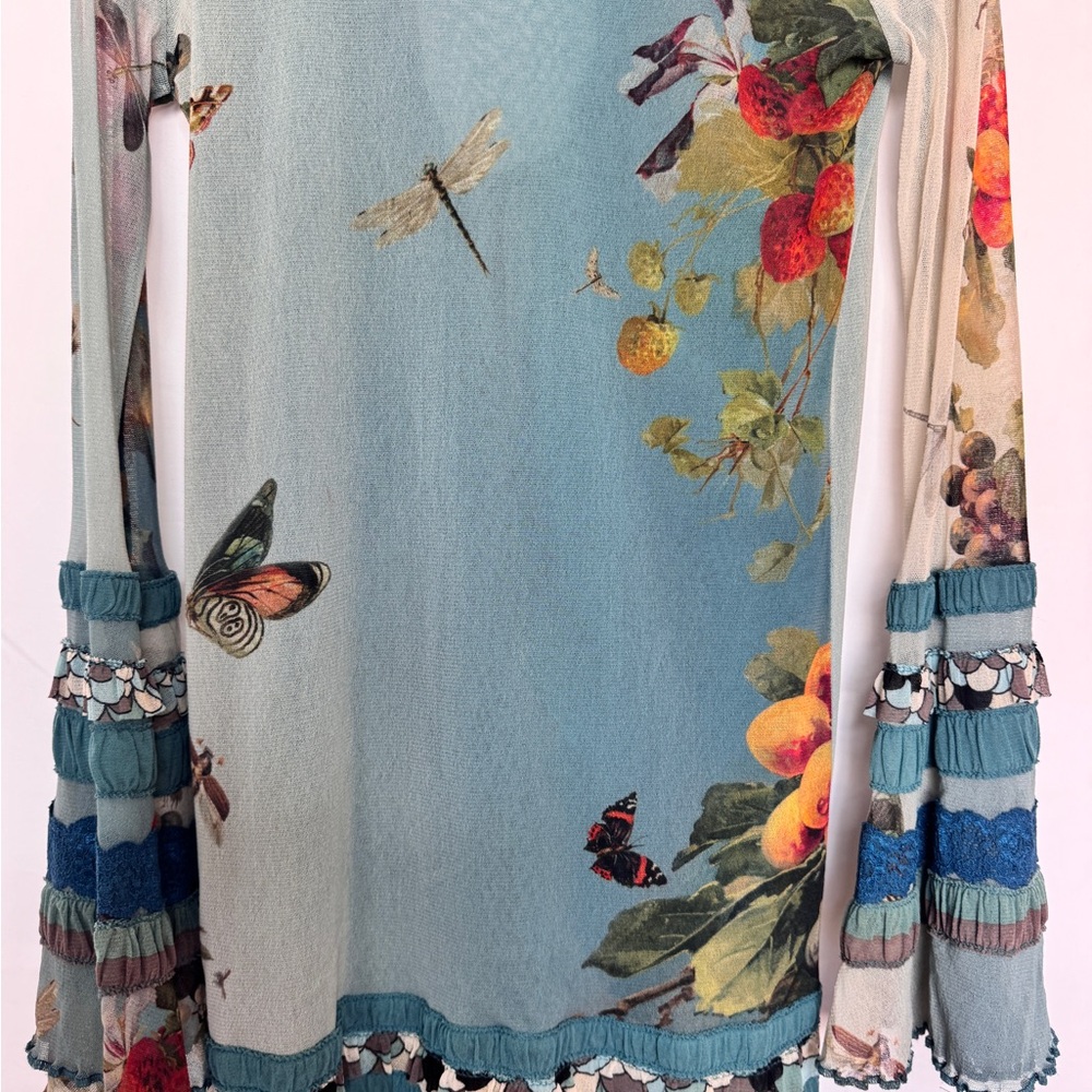 Jean Paul Gaultier Soleil Sheer Vintage Cardigan - Picture 14 of 14